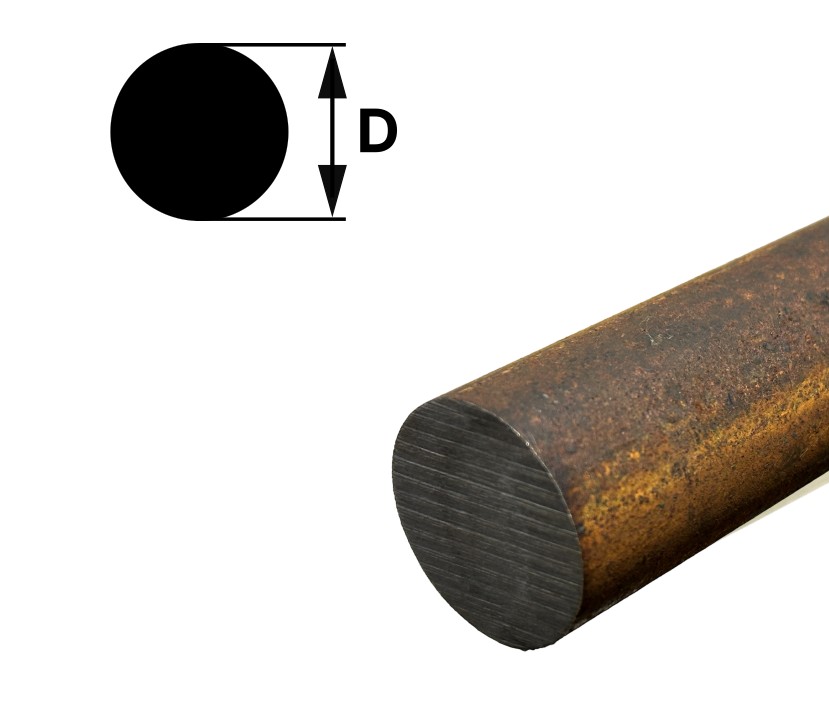 Rundstahl 100,0 mm, 42CrMoS4+QT, EN10060/EN10083