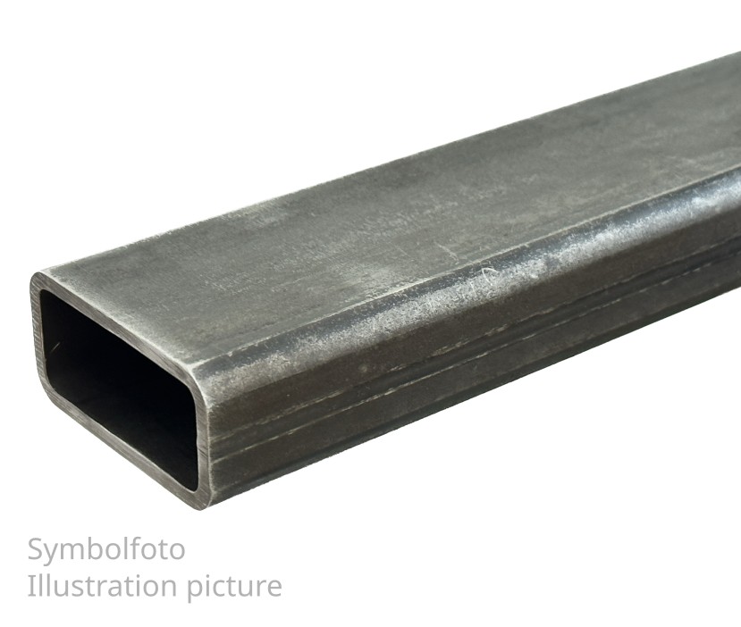 Rechteckrohr 120x60x3,0 mm, "schwarz", EN10219/EN10025, S235JRH